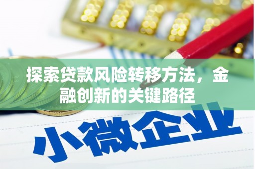 澄迈探索贷款风险转移方法，金融创新的关键路径