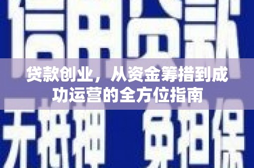 澄迈贷款创业，从资金筹措到成功运营的全方位指南