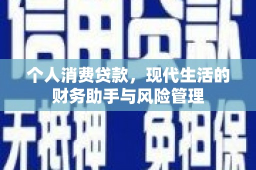 澄迈个人消费贷款，现代生活的财务助手与风险管理