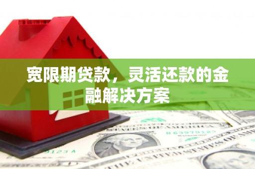 澄迈宽限期贷款，灵活还款的金融解决方案