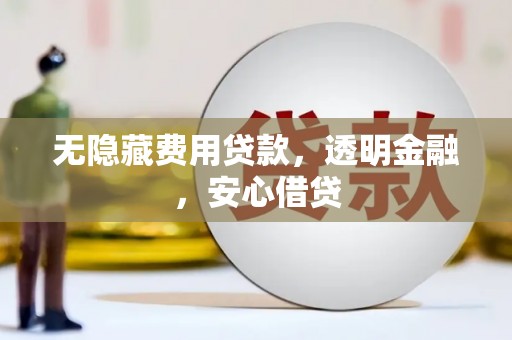 澄迈无隐藏费用贷款，透明金融，安心借贷