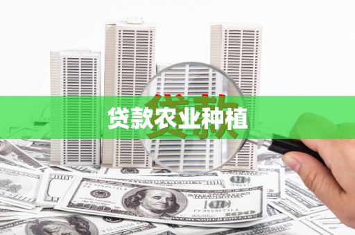澄迈贷款农业种植