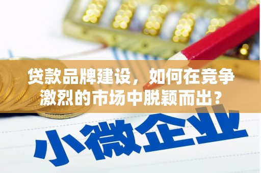 澄迈贷款品牌建设，如何在竞争激烈的市场中脱颖而出？