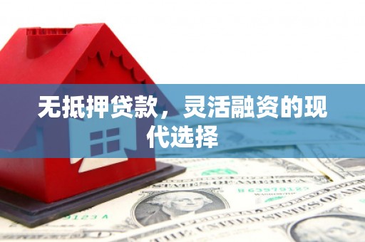 澄迈无抵押贷款，灵活融资的现代选择