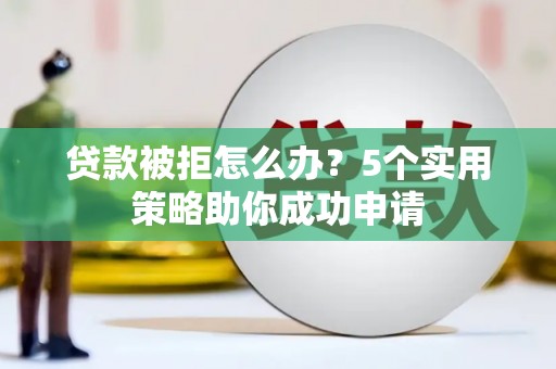 澄迈贷款被拒怎么办？5个实用策略助你成功申请
